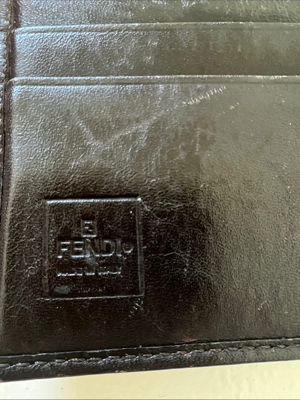 Fendi Zucca FF Logo Wallet Canvas